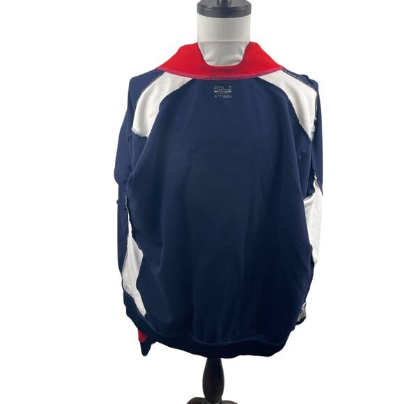 VTG Polo Sport Ralph Lauren Track Jacket Men Sz XL Blue USA 2 Big Pony Preppy - Picture 9 of 12